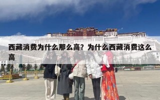 西藏消费为什么那么高？为什么西藏消费这么高