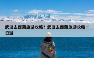 武汉去西藏旅游攻略？武汉去西藏旅游攻略一日游