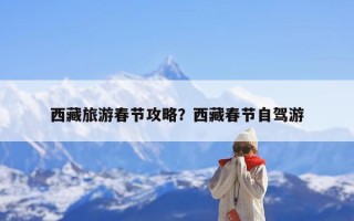 西藏旅游春节攻略？西藏春节自驾游