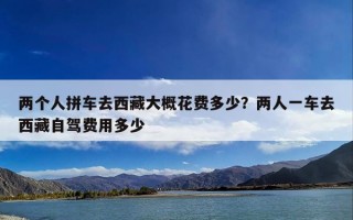 两个人拼车去西藏大概花费多少？两人一车去西藏自驾费用多少