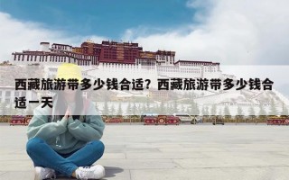 西藏旅游带多少钱合适？西藏旅游带多少钱合适一天
