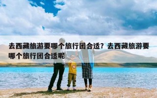去西藏旅游要哪个旅行团合适？去西藏旅游要哪个旅行团合适呢