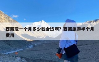 西藏玩一个月多少钱合适啊？西藏旅游半个月费用