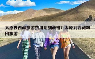 太原去西藏旅游费用明细表格？太原到西藏跟团旅游