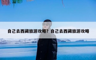 自己去西藏旅游攻略？自己去西藏旅游攻略