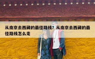 从南京去西藏的最佳路线？从南京去西藏的最佳路线怎么走