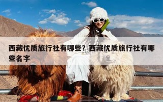 西藏优质旅行社有哪些？西藏优质旅行社有哪些名字