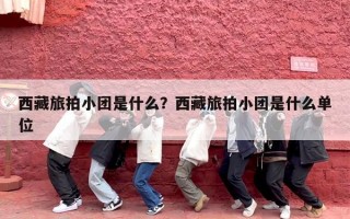 西藏旅拍小团是什么？西藏旅拍小团是什么单位