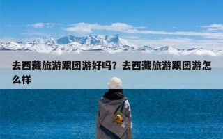 去西藏旅游跟团游好吗？去西藏旅游跟团游怎么样