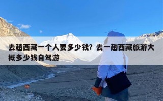 去趟西藏一个人要多少钱？去一趟西藏旅游大概多少钱自驾游