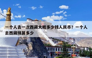 一个人去一次西藏大概多少钱人民币？一个人去西藏预算多少