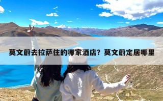 莫文蔚去拉萨住的哪家酒店？莫文蔚定居哪里
