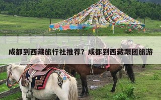 成都到西藏旅行社推荐？成都到西藏跟团旅游