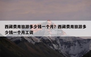 西藏费用旅游多少钱一个月？西藏费用旅游多少钱一个月工资