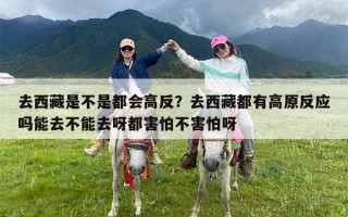 去西藏是不是都会高反？去西藏都有高原反应吗能去不能去呀都害怕不害怕呀