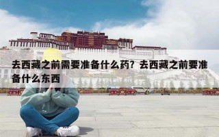 去西藏之前需要准备什么药？去西藏之前要准备什么东西