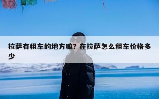 拉萨有租车的地方嘛？在拉萨怎么租车价格多少