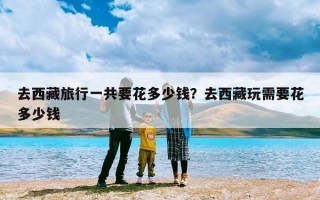 去西藏旅行一共要花多少钱？去西藏玩需要花多少钱