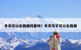 冬天可以去西藏阿里吗？冬天可不可以去西藏