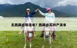 去西藏必带清单？西藏必买特产清单