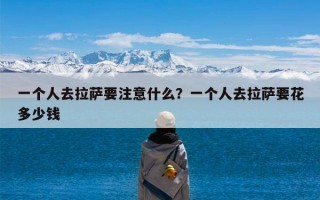 一个人去拉萨要注意什么？一个人去拉萨要花多少钱