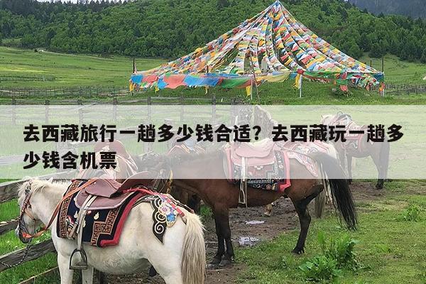 去西藏旅行一趟多少钱合适?去西藏玩一趟多少钱含机票