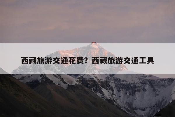 西藏旅游交通花费?西藏旅游交通工具